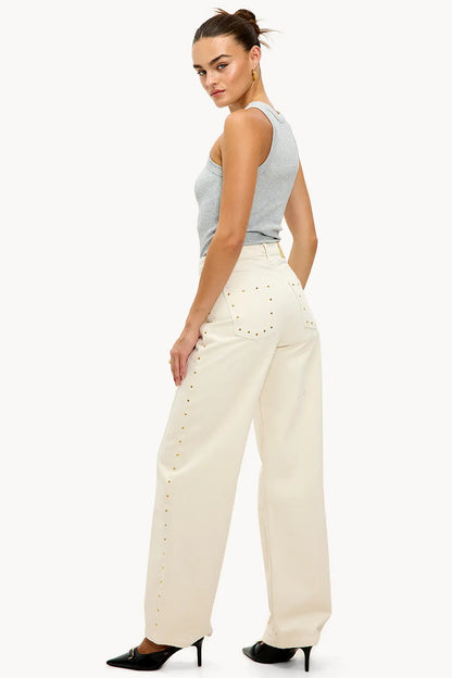 Zayala - Studs Balloon Jeans