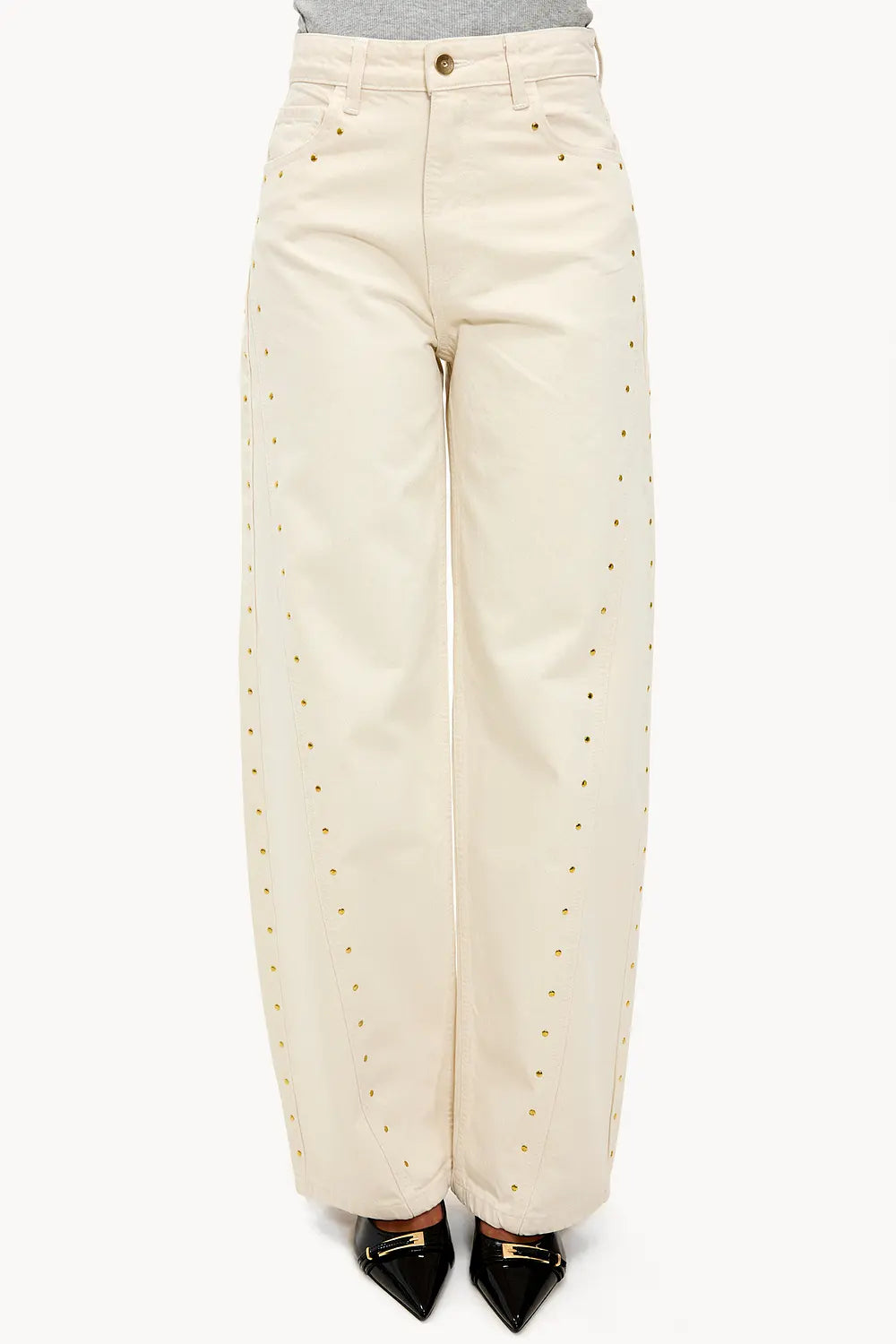 Zayala - Studs Balloon Jeans