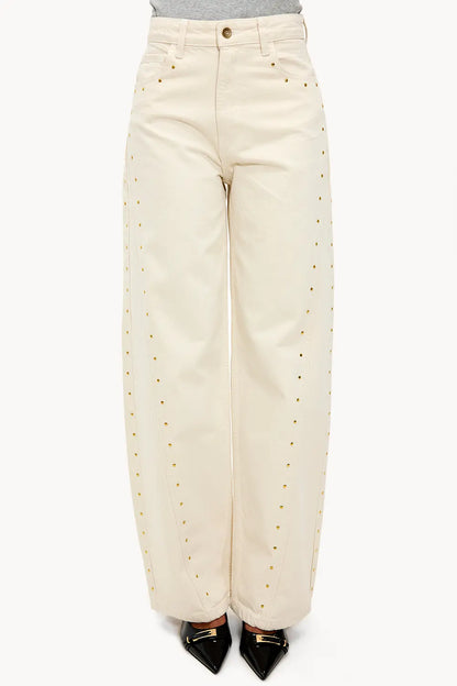Zayala - Studs Balloon Jeans