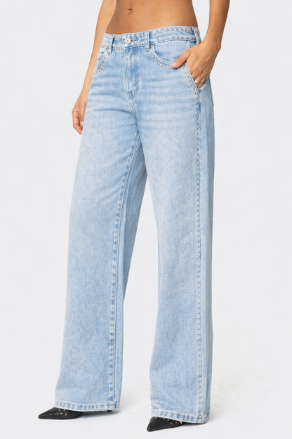 Ediktd - JEANS MET STUDS