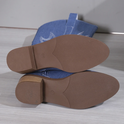 Kesha | Cowboylaarzen van Denim