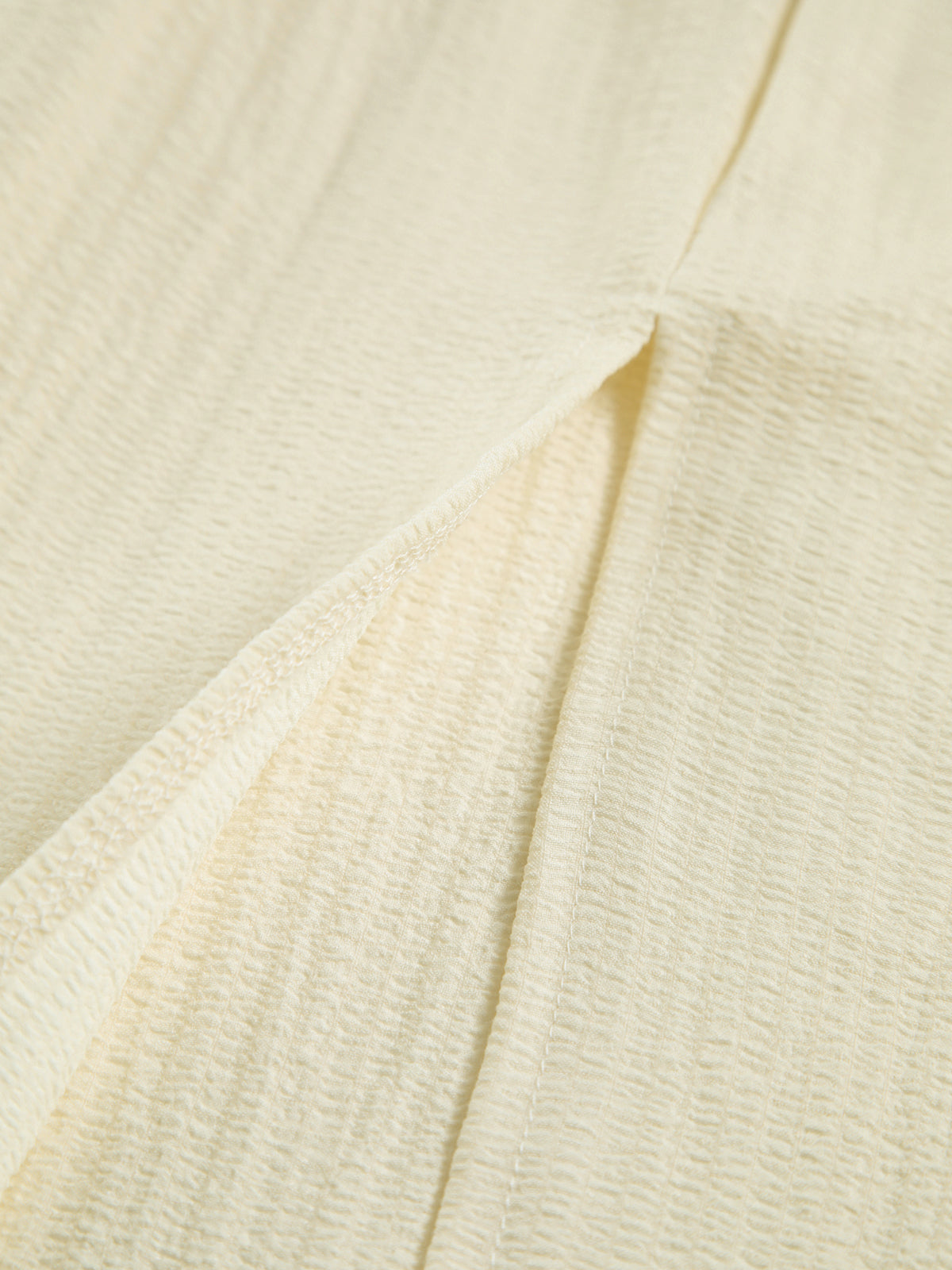 Addison - Rugloze Kriskras Split Midi Dress