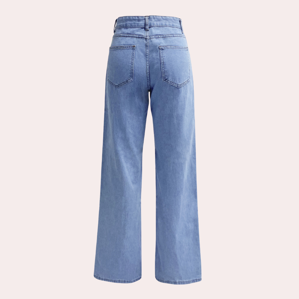 Emma | Hoge Taille Rechte Jeans