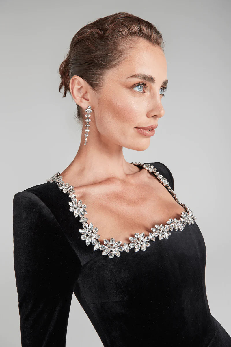 Yassy | Velvet Elegante Jurk