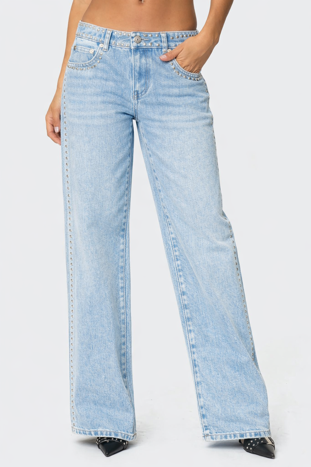 Ediktd - JEANS MET STUDS